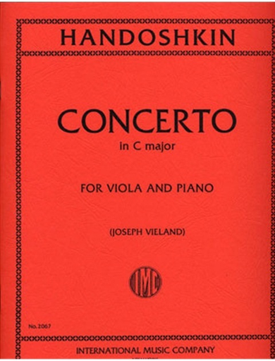 Handoshkin, Ivan: Viola Concerto (Vieland)