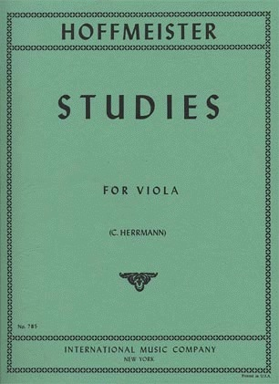 Hoffmeister (Herrmann): Studies (viola) International
