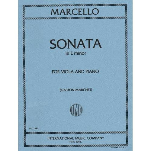 Marcello, Benedetto: Sonata in e minor (viola & piano)