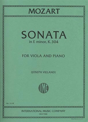 Mozart, W.A. (Vieland): Sonata in E minor K.304 (viola & piano)