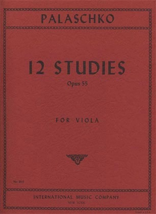 Palaschko: Twelve Studies Op.55 (viola)