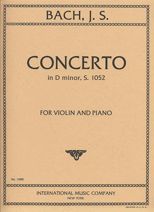 Bach, J.S. (Reitz): Concerto in d minor (violin & piano)