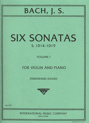 Bach, J.S. (David): Sonatas for Violin & Piano S1014-1016 Vol.1