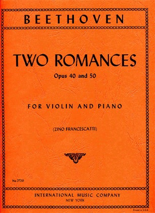 Beethoven, L .van (Francescatti): Two Romances Op.40 & 50 (violin & piano) IMC