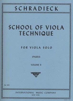 Schradieck (Pagels): School of Viola Technique Vol.2 - Metzler Violin ...