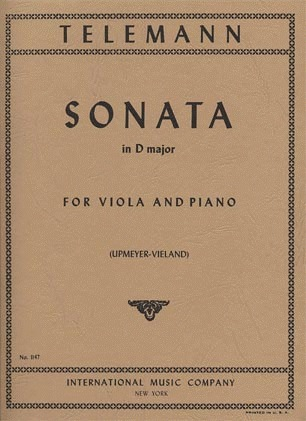 Telemann, G.P.: Sonata in D Major (viola & piano)