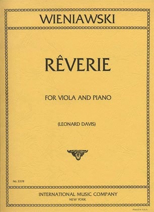 Wieniawski: Reverie (viola & piano)