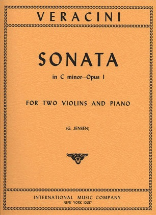 Veracini, F.M.: Sonata in C minor Op.1 (2 violins & piano)
