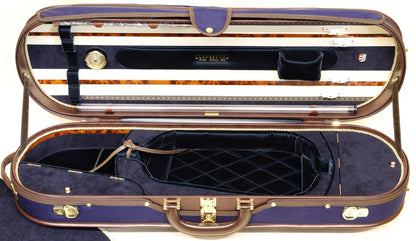 Musafia AETERNUM Series 5 elliptical violin case, model 3611E, Kevlar/wood shell, Cremona
