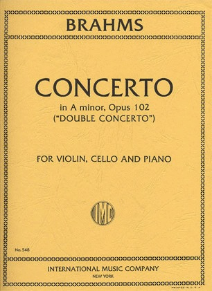 Brahms (Fournier/Francescatti): Double Concerto in A minor, Op.102 (violin, cello, & piano reduction)
