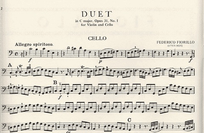 Fiorillo, Federico: Duet in C major Op.31 No.1 (Violin & Cello)