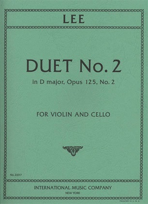 Lee, Sebastian: Duet Op.125 No. 2 for violin & cello