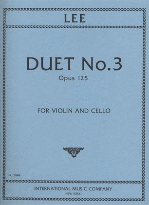 Lee, Sebastian: Duet Op.125 #3 for violin & cello