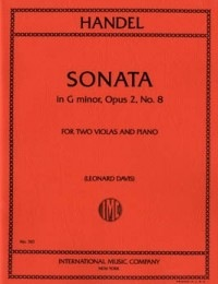 Handel, G.F.: Sonata in G minor Op.2 #8 (2 violas & piano)