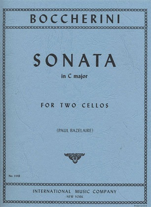Boccherini (Bazelaire): Sonata in C Major (2 cellos)
