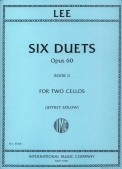 Lee (Solow): 6 Duets Op.60 Vol.2 (2 Cellos)