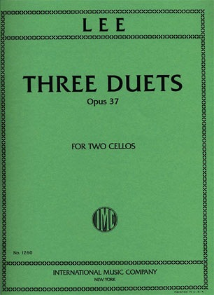 Lee: Three Duets Op.37 (2 Cellos)