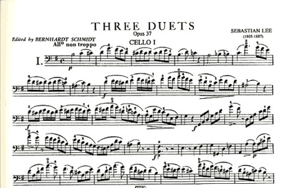 Lee: Three Duets Op.37 (2 Cellos)