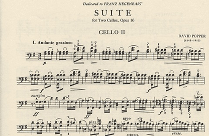 Popper, D.: Suite Op.16 (2 Cellos)