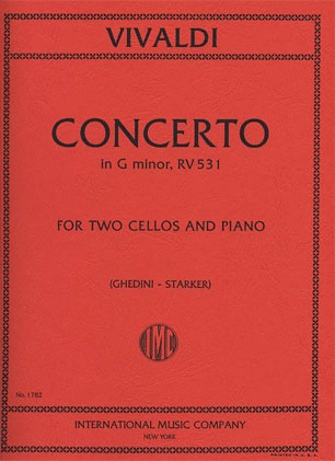 Vivaldi, A.: Concerto in G Minor, RV 531 (2 Cellos & Piano) IMC