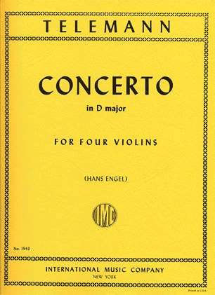 Telemann, G.P.: Concerto in D Major (4 violins) IMC