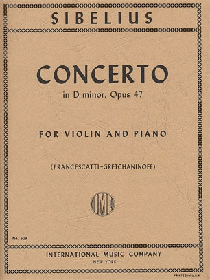 Sibelius, J. (Francescatti): Concerto in D minor, Op.47 (violin & piano) IMC