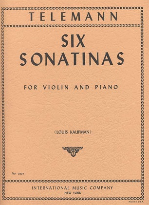 Telemann, G.P. (Kaufman): Six Sonatinas (violin & piano)