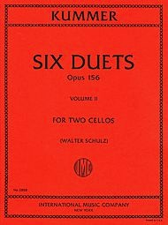 Kummer (Solow): Six Duets, Op. 156, Vol. 2 (2 cellos)
