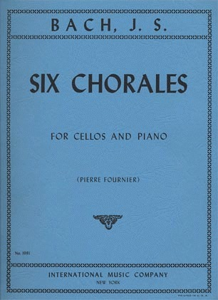 Bach (Fournier): 6 Chorales (cello & piano)