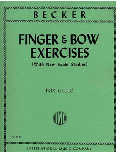 Becker, Hugo: *POD* Finger & Bow Exercises with New Scale Studies (cello)