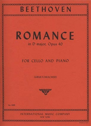 Beethoven: Romance #1 in G Major Op.40 ( Cello & Piano)