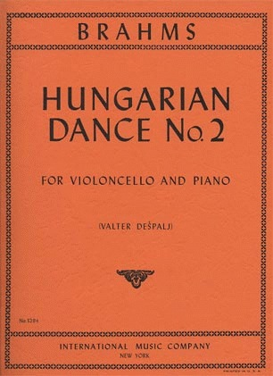 Brahms, Johannes (Despalj) Hungarian Dance #2 (cello & piano)