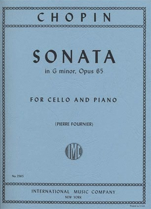 Chopin, F. (Fournier): Sonata in G minor, Op.65 (cello, and piano) IMC