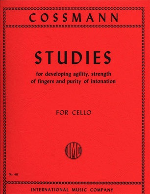 Cossman, Bernhard: Studies for Development of Agility of Fingers (cello)
