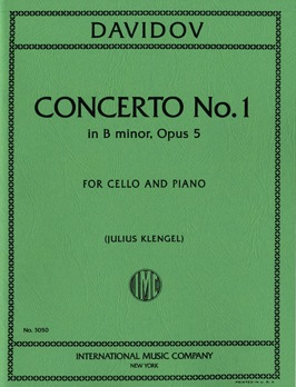 Davidov, Carl (Loeb): Concerto No.1 Op.5 in B minor (cello & piano)