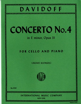Davidov, Carl (Loeb): Concerto No.4 Op.31 in E minor (cello & piano)