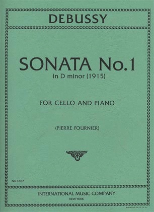 Debussy (Fournier): Sonata No.1 in D minor (cello & piano)