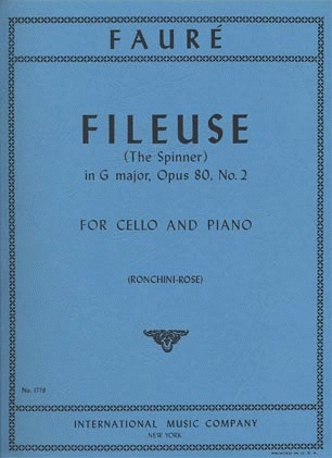 Faure, Gabriel (Rose): Fileuse Op.80#2 (cello & piano)