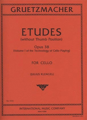 Gruetzmacher (Klengel): Etudes, Op.38, Vol.I (cello)
