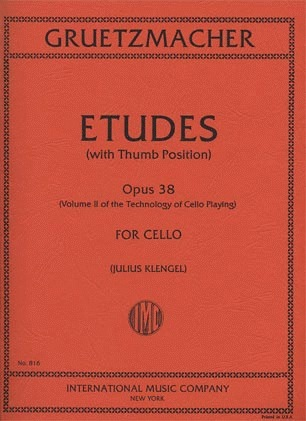 Gruetzmacher: Etudes Op.38 Vol.2- Technology of Cello Playing w/ Thumb Position