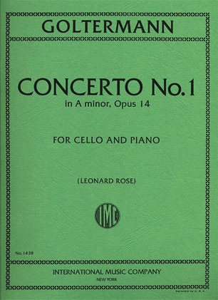 Goltermann, Georg (Rose): Concerto #1 (cello & piano)