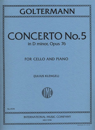 Goltermann, G: Concerto #5 in d minor Op.76 (cello/piano)