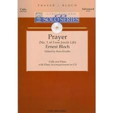 Bloch: Prayer from Jewish Life (cello & piano with CD accompaniment) FISCHER