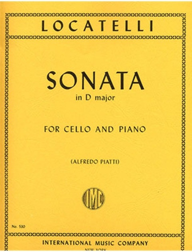 Locatelli, Pietro: Cello Sonata (cello & piano)