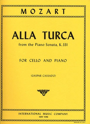 Mozart, W.A. (Cassado): Alla Turca (cello & piano)