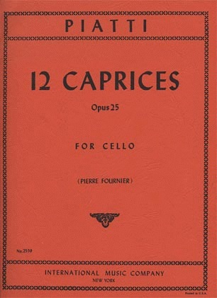 Piatti (Fournier): 12 Caprices Op.25 (cello)