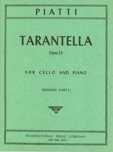 Piatti: Tarantella, Op. 23 (cello & piano)