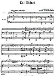 Bruch, Max: Kol Nidrei Op.47 (violin & piano)
