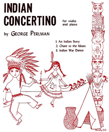 Perlman, George: Indian Concertino (violin & piano)