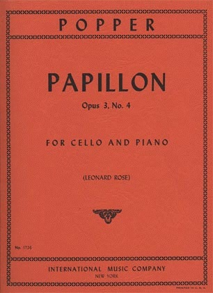 Popper (Rose): Papillon No.4, Op.3 (cello & piano)